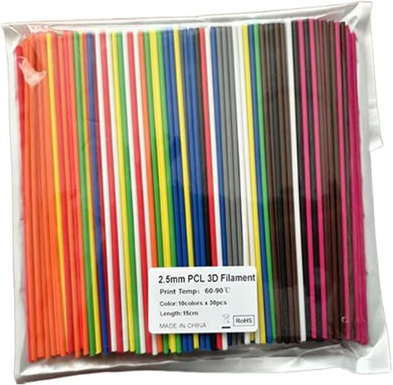 Filament Refills PCL Pack for 3Doodlers Start Pen Accessories ABS 3D Pen Filament Refills 3D Doodlers
