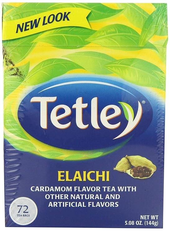 Tetley Tea, Elaichi, 72 Tea Bags