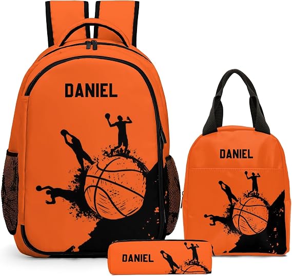 Personalized Sports Backpack for Boys, School Backpack with Name