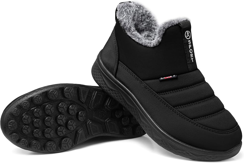 Winter Boots For Women Snow: Non Slip Winter Boot Ankle Outdoor Comfortable Resistant Flat Booties