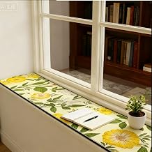window-sills Ultra-narrow Waterproof Mat For Window Sill, Pet Scratch-Proof Windows Sills Protector Pad, Easy DIY & Customizable Windowsill Cushion(F,L x W 140x10cm/55x4in)