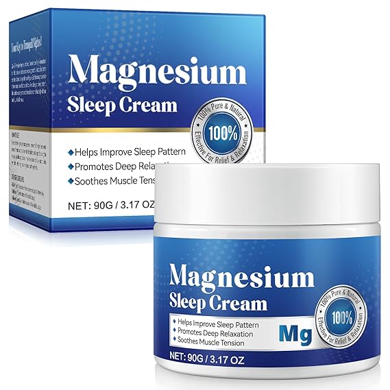 Premium Magnesium Cream, Magnesium Lotion for Sleep, Fast-Absorbing Formula