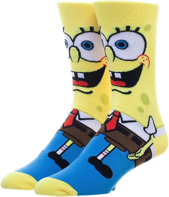 Nickelodeon Spongebob SquarePants Crew Socks