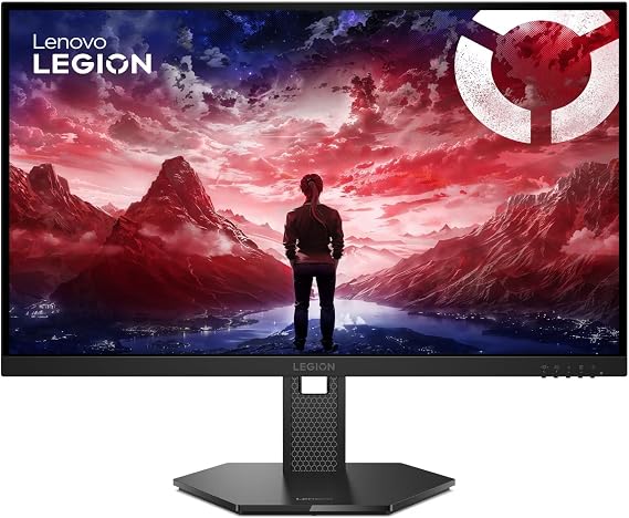 Lenovo Legion 27Q-10 27" QHD Gaming Monitor (IPS, 240 Hz, 0.5 ms, 16:9, HDMI 2.1 - DP 1.4, NVIDIA G-Sync, AMD FreeSync Premium, VESA Adaptive Sync, Tilt/Height/Pivot/Pivot Adjustment) Black