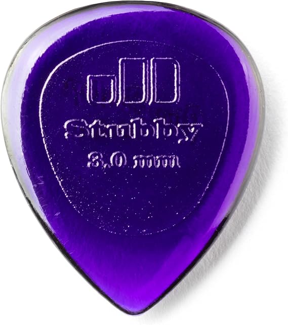 JIM DUNLOP 474R3.0 Stubby, Dark Purple, 3.0mm, 24/Bag