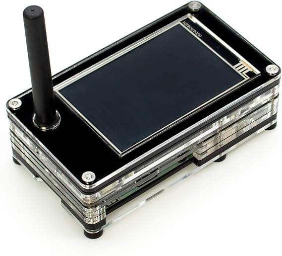 ZRPi-3.5NSX Nextion Screen Case Raspberry Pi 3 B+, ZUMspot MMDVM, and Enhanced 3.5" Nextion Screen (Included) ~ Black Ice