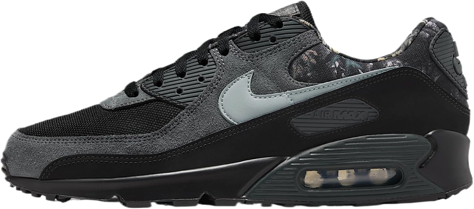 Nike Air Max 90 Men's Shoes (Black/Dark Smoke Grey/Metallic Cool Grey)