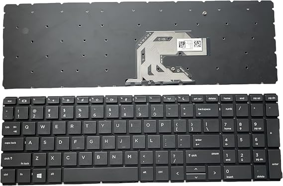 Replacement Keyboard with Screwdriver US Layout for HP ProBook 450 G6 G7 455 G6 G7 455R G6 G7 Black Laptop Keyboard (No Backlight)
