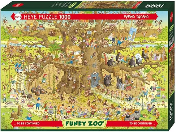 Heye 29833 Monkey Habitat Puzzles