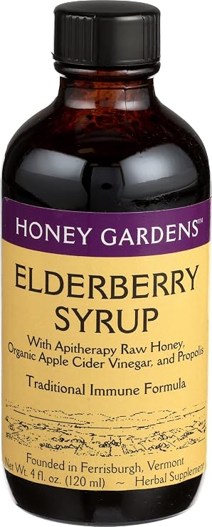 Honey Gardens, Honey Elderberry Extract, 4 Fl Oz