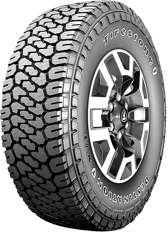 Firestone Destination X/T All-Terrain Truck & SUV Tire 30X9.50R15LT 104 R C | Light Truck Extreme Terrain All Weather Traction 104R Rated C (6 Ply) Radial Construction Outlined White Lettering Tire
