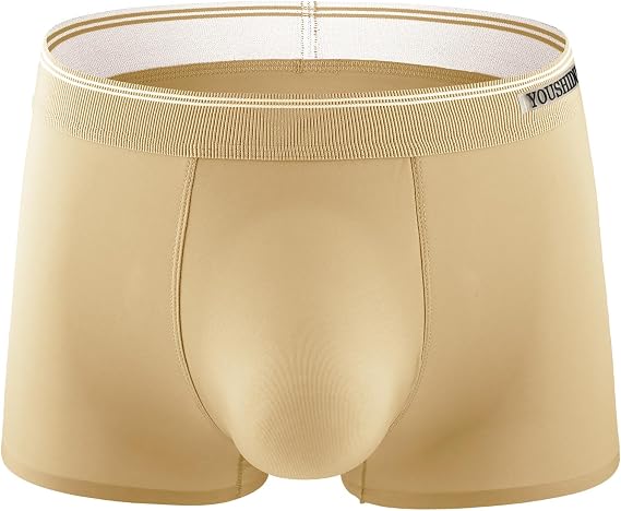 Generic Cooling Boxer Briefs for Men Silk Soft Comfortable Breathable Bamboo Underwear Quick Dry & Odor Control Boxers
