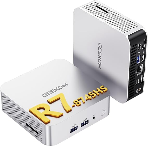 Geekom A8 The Best Office Mini PCs with AMD Ryzen 7 8745HS 16GB DDR5