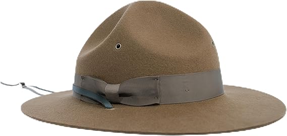Rothco Campaign Hat - Drill Instructor State Trooper Park Ranger 100% Wool Felt