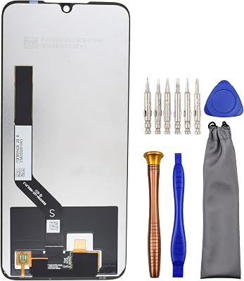 Complete Screen LCD Digitizer Touch Assembly Replacement for Xiaomi Redmi Note 7 Redmi Note 7 Pro M1901F7G with Tool Kit Black 6.3