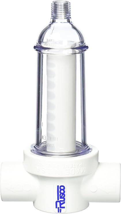 Rusco 1-1000-F Polyester Screened Spin-Down Sediment Water Filter System