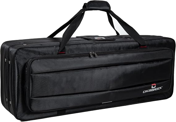 Crossrock Lightweight Foam Case for Bb Tenor Saxophone | Oxford Fabric Exterior, Plush Interior, Backpack Straps Black (CRP200TSBK-R)