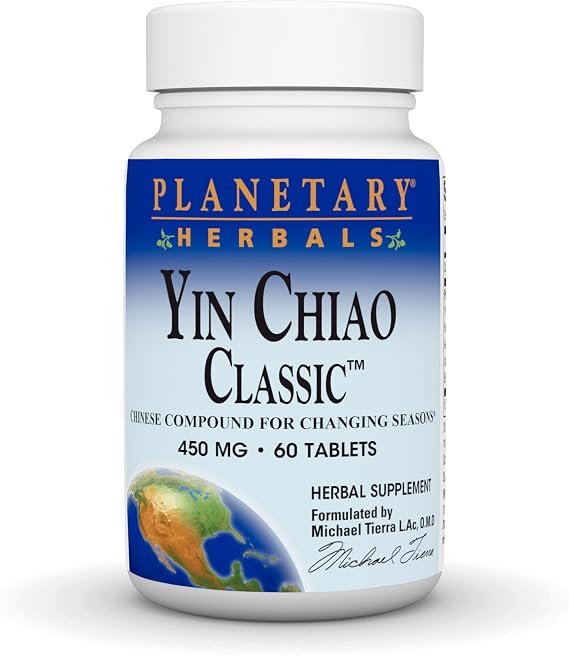 Planetary Herbals Yin Chiao Classic, 450 mg - 60 Tablets