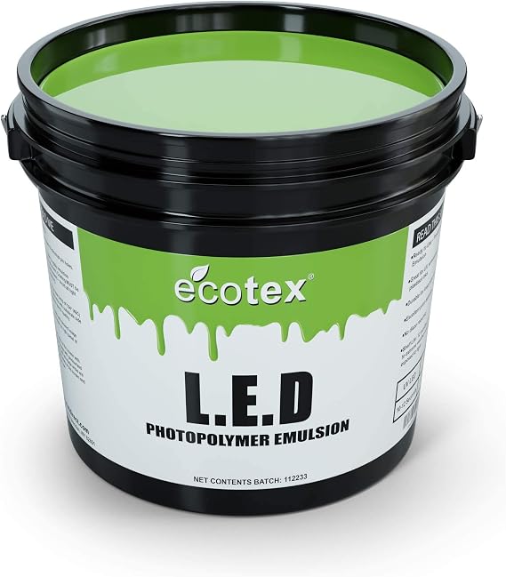 Ecotex LED Green Pre-Sensitized Photo Emulsion - Silk Screen Emulsion, Pt