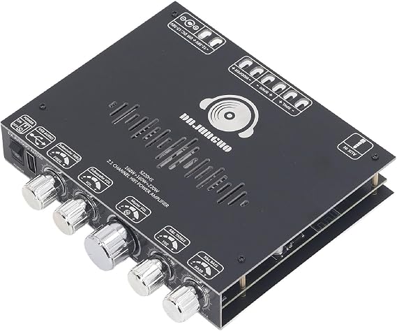 Amplifier Board, BT 5.1 160Wx2+220W 2.1 Channel TPA7498E DC12-38V S220HS Amp Board Module, for DIY Speakers Board
