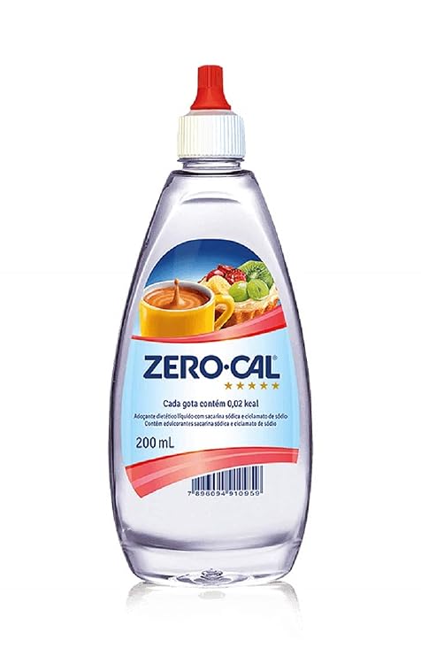 Zero Cal Sweetener Drops 6.6oz - Zero Cal Adocante Dietetico Liquido 200ml, 6.76 Fl Oz (Pack of 1)