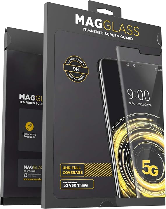 LG V50 ThinQ Screen Protector Tempered Glass - Scratch Resistant HD Display Guard for LG-V50 ThinQ Phone (Case Friendly)