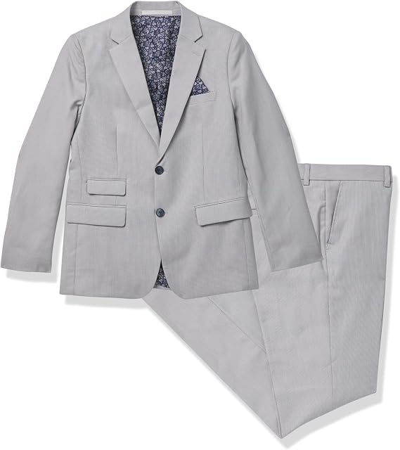 Isaac Mizrahi Boys Boys' Slim-fit Birdseye Suit