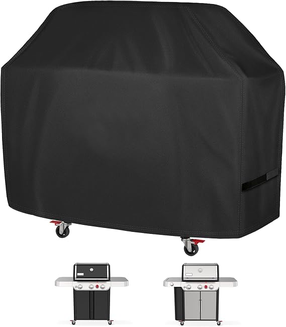 ZJYWSCH グリルカバー Weber Genesis E-315 S-315 E-325 E-330 E-335 S-335 3バーナー ガスグリル アウトドア 防水 Genesis E315 S315 E325 E330 E335 S335 ガスグリル用