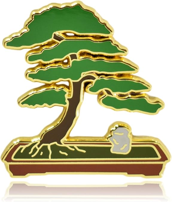 Bonsai Tree Hard Enamel Lapel Pin