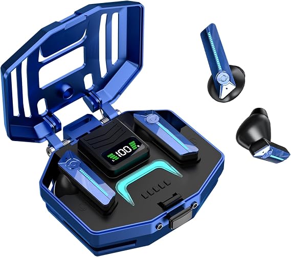 True Wireless Earbuds, 2024 Bluetooth Headphones 5.3 Earbuds, Waterproof Touch Control Ear Buds in-Ear Built-in Mic, with LED Power Display, IP7 Waterproof Earphones Sport Headset - Model 15