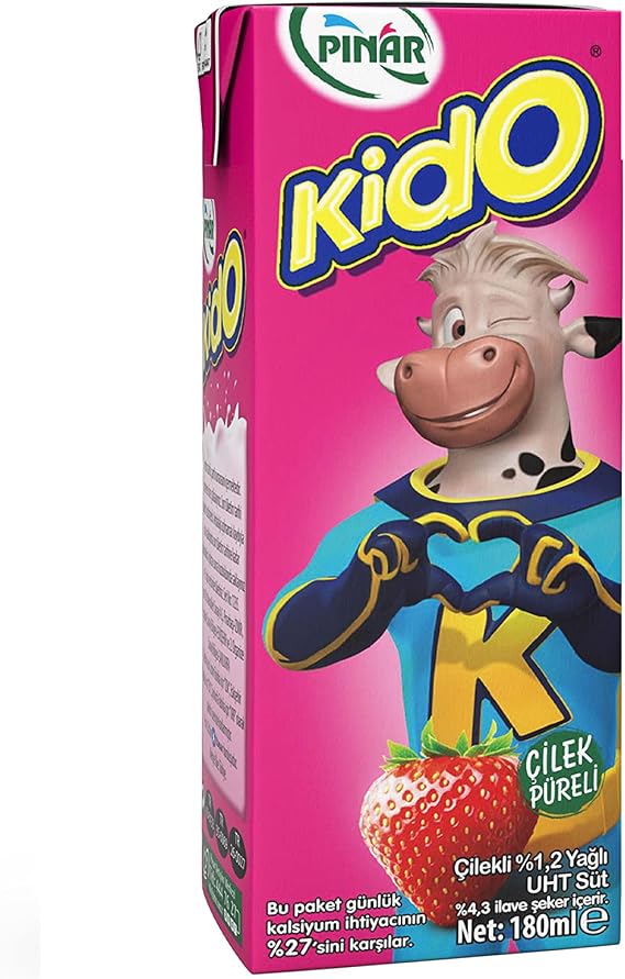 Pınar Kido Çilekli Süt 180 ml