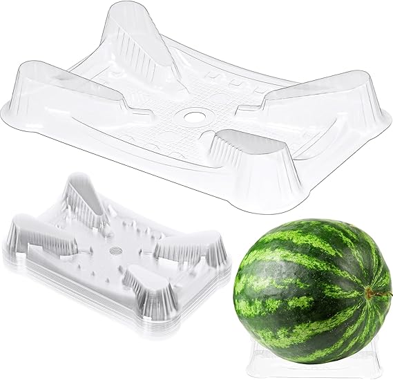 AceOrbit 20 Pcs Plastic Melon Cradle, Holds up to 25 Lbs, 7.9 '' Lengthened Watermelon Holder Thickened for Garden, Watermelon Support Stand, Keep Melon off of The Ground Protector for Pumpkin, Squash