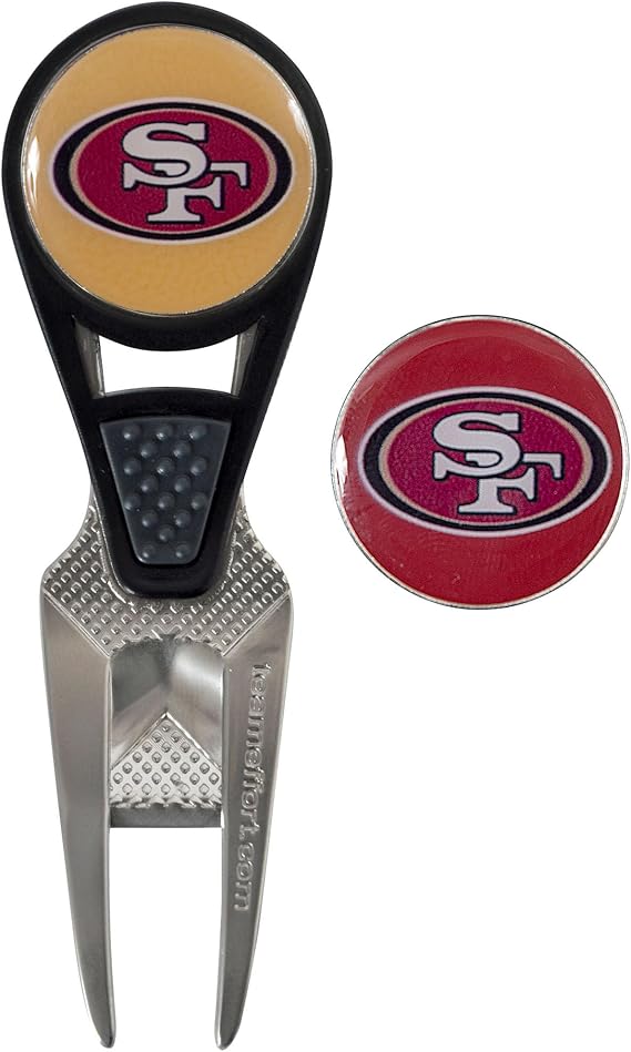 NFL CVX Ball Mark Repair Tool & 2 Ball Markers