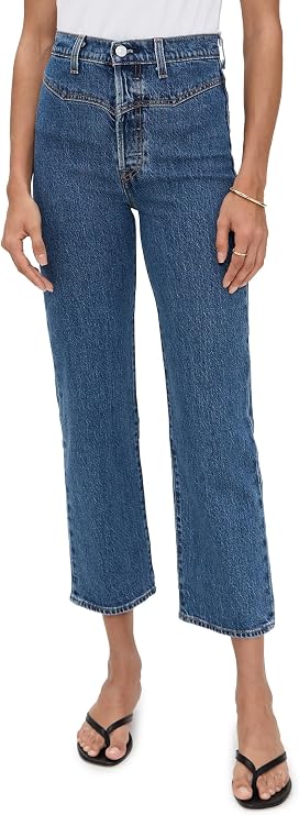 Women's Ribcage Western Yoke Jeans 