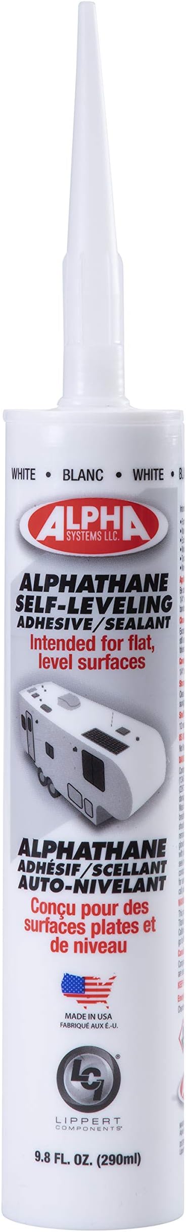 5121 ALPHATHANE Self-Leveling Sealant for 5th Wheel RVs, Travel Trailers and Motorhomes