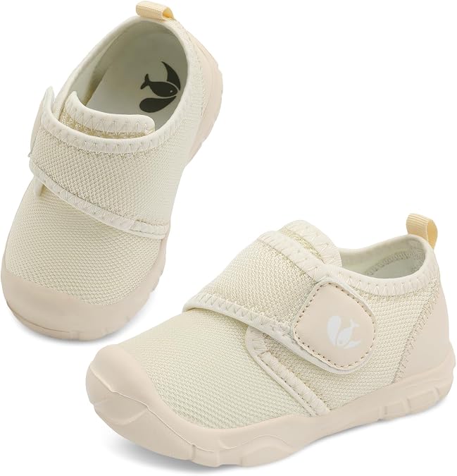 FEETCITY Toddler Shoes Boys Toddler Tennis Shoes Barefoot Baby Walking Shoe | Lightweight Breathable Anti-Slip Flexible indoor outdoor sports school walking running playing