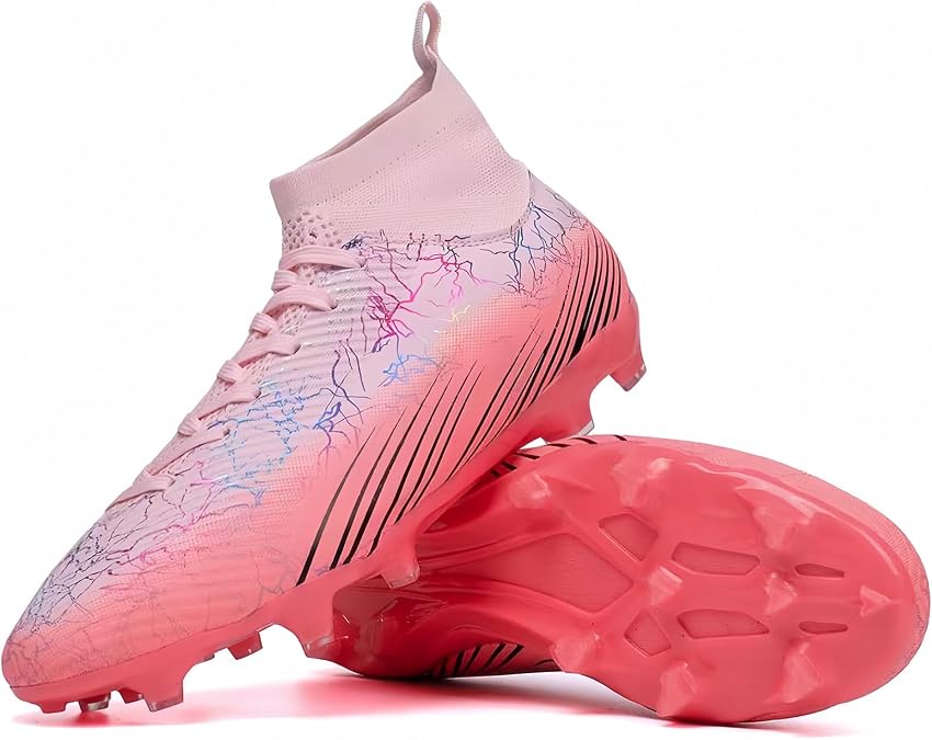 Soccer Cleats Mens Womens Indoor Soccer Shoes Wide Baseball Turf Shoes Youth Rugby Shoes Adult Artificial Ground AG FG TF Football Boots