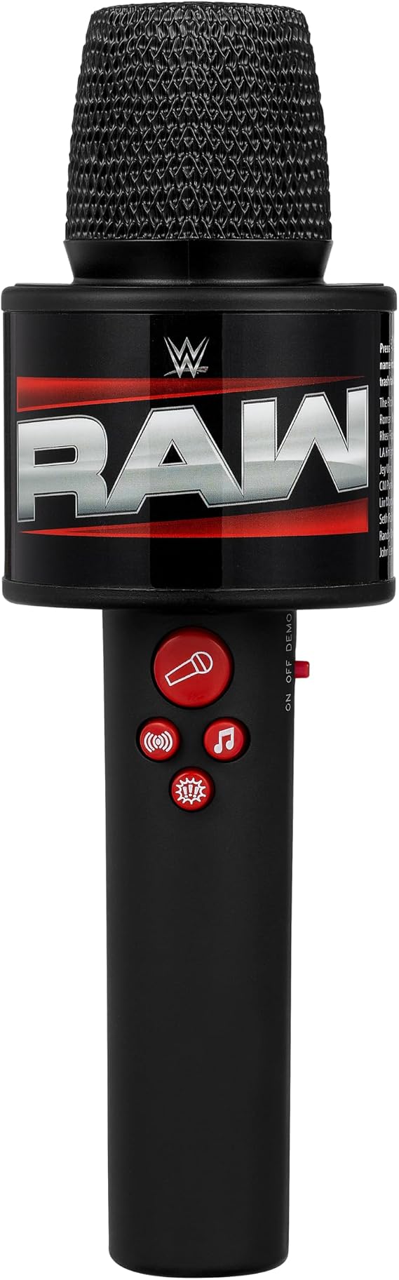 eKids WWE Smack Talk Microphone Toy with Built-in Music and Sound Effects, for Fans of WWE Toys