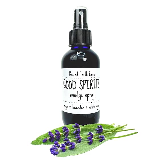 Good Spirits Smudge Spray - 4 fl oz - White Sage Smudging - Room Cleansing - Sage Mist