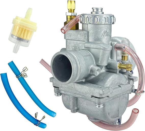 Carburetor W/Air Filter & Oil pipe & Fuel Filter Kit for Suzuki AX100
