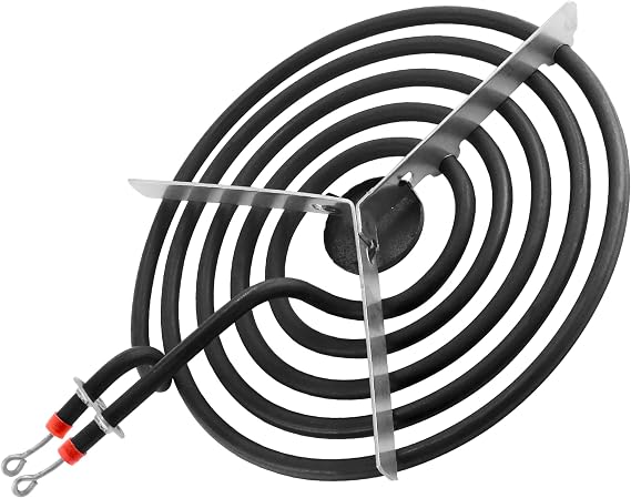 316442301 MP26YA Electric Range Burner Surface Heating Element Replacement | 8'' Coil 5 Turns;2600w 240v;Fit for Frigidaire Kenmore Stove Burner FEP310BW REG46NW 318372214 316048600 222T025 prime&swift