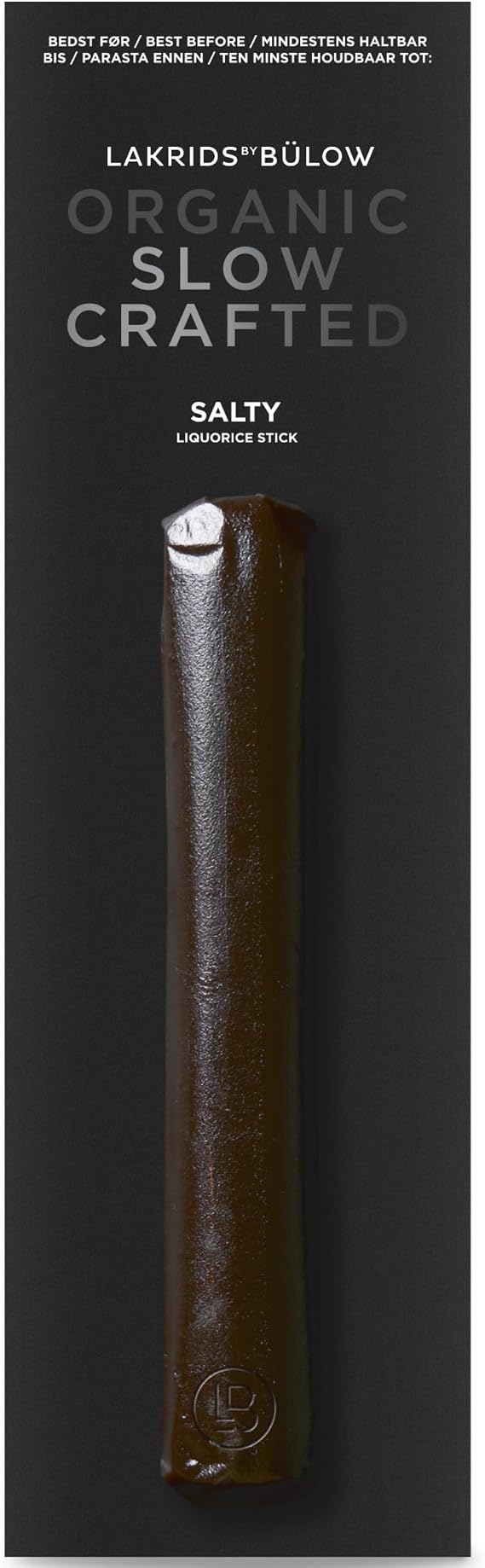 LAKRIDS BY BÜLOW - Salty Liquorice - Slow Crafted - 30g - Organic handcrafted Liquorice from Denmark