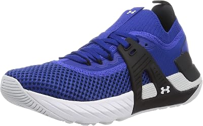 Under Armour Mens Project Rock 4 Training Shoe 11.5, BlueBlack, Numeric_11_Point_5