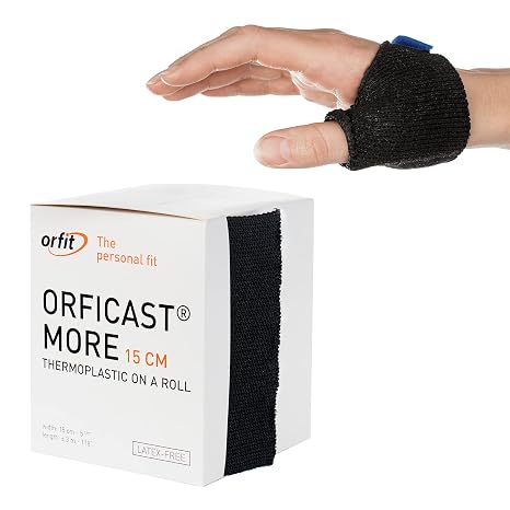 Orficast More Thermoplastic Tape, 6" x 9', Black