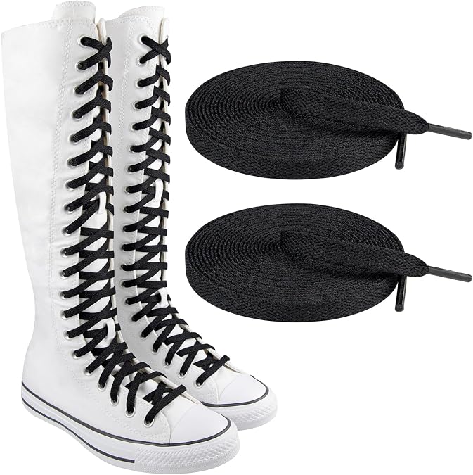 Endoto Shoe Laces for Converse Knee High Replacement Shoelaces Strings