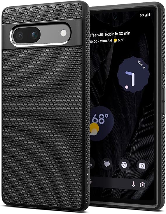 Spigen Liquid Air Case for Google Pixel 7a - Matte Black