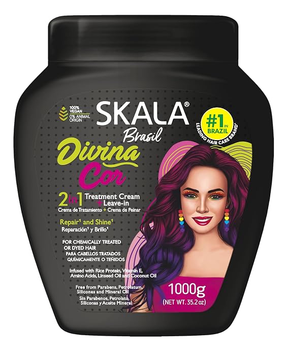 SKALA Divina Cor 2-in-1 Treatment Cream for Color-Treated Hair 35.3 Oz