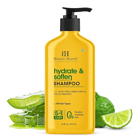 Botanic Hearth Aloe Vera Shampoo For All Hair Types - 16 Fl oz