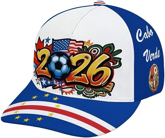 Soccer Cup 2026 Baseball Hat Adjustable Summer of Soccer 26 Workout Golf Hat Funny Printed Cap