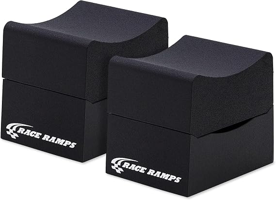 Race Ramps Two-Piece Foam Wheel Cribs, Tires to 12 in, 12 in H, Set of 2
